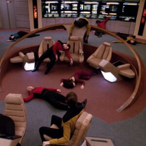 TNG 4×14: Clues